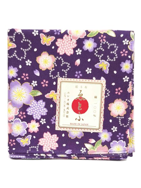 Furoshiki motivo sakura (53x53cm) viola