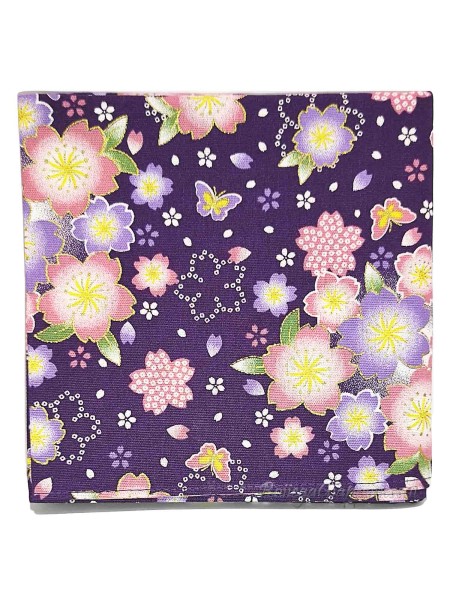 Furoshiki motivo sakura (53x53cm) viola