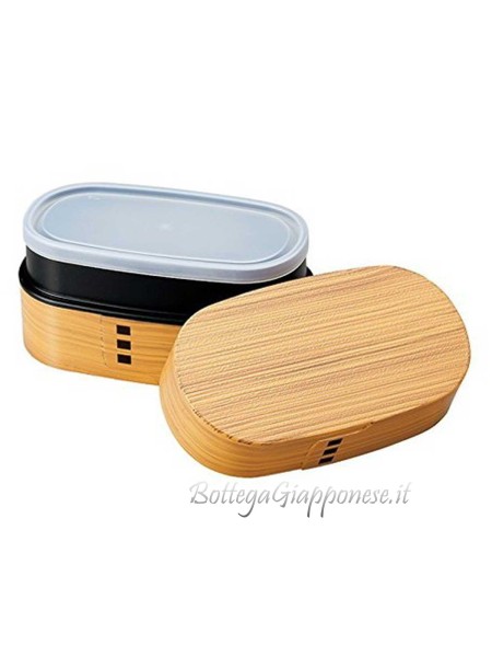 Bento box venatura legno hinoki