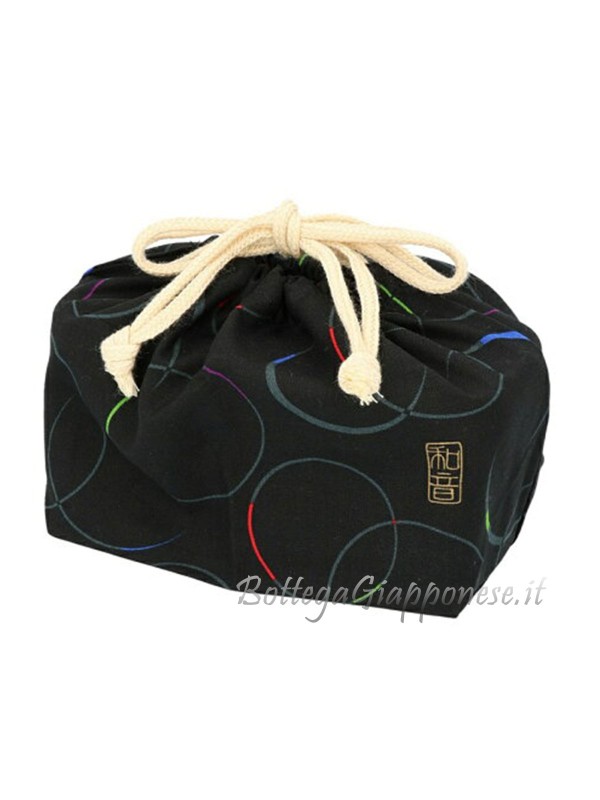 Bento completo di borsa e bacchette set Cerchi