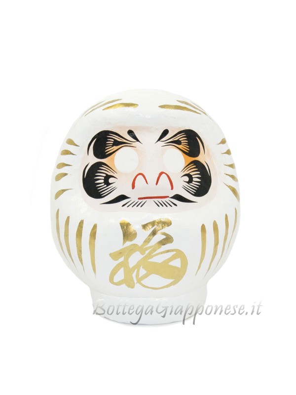 Daruma bianco 9 cm