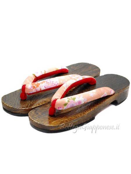 Geta Sandali legno infradito (mis. M) Haruko