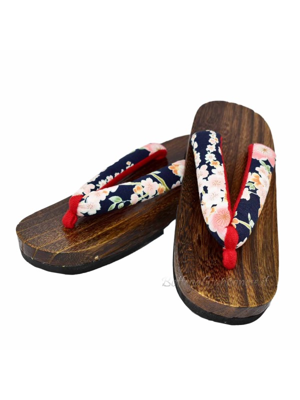 Geta Sandali legno hanao blue (mis. M) Megumi