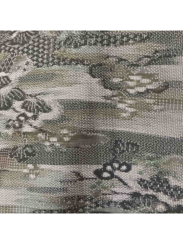 Komon kimono seta bonsai