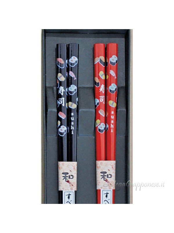 Hashi coppia bacchette sushi set regalo