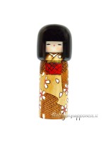 Kokeshi colori primaverili Haru no iro 19cm