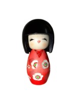 Kokeshi Baika ume no hana fiori di pruno