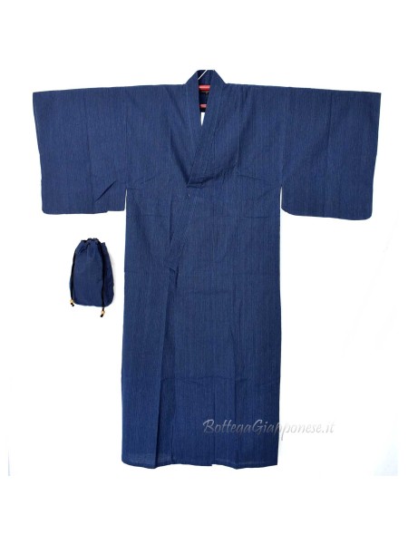 Yukata navy con 4 accessori inclusi (LL)